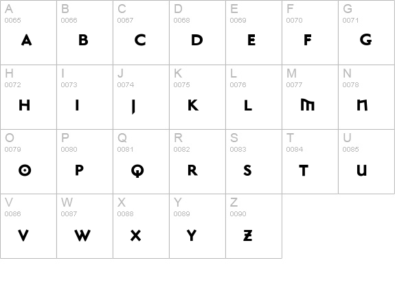 MasonSansSuper-Bold uppercase A-Z preview