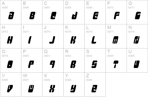 MassiveRetaliation uppercase A-Z preview