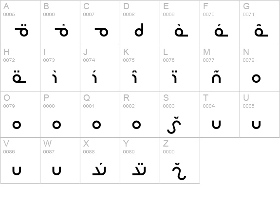 Masterdom uppercase A-Z preview