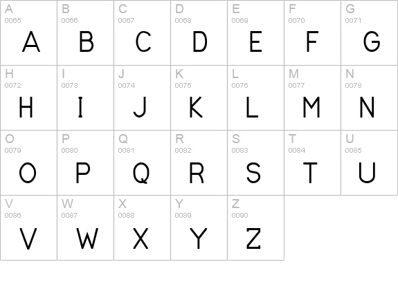Math Major uppercase A-Z preview