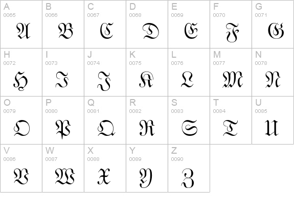 Mathematical Pi 2 uppercase A-Z preview