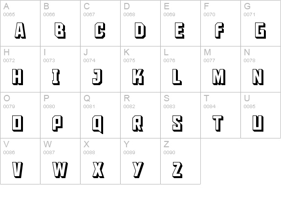 Maus uppercase A-Z preview
