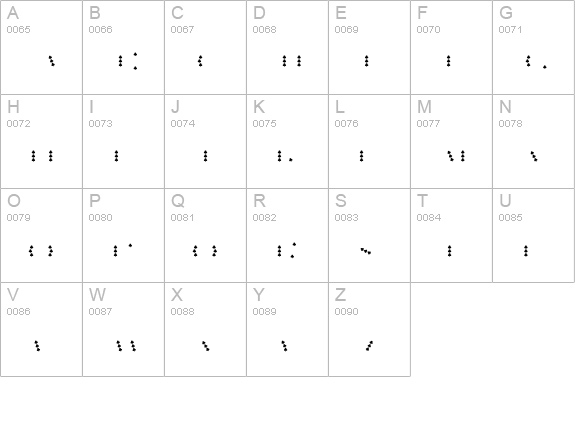 Maverick's Fill Clubs uppercase A-Z preview