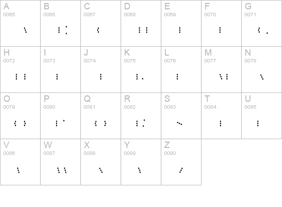 Maverick's Fill Diamonds uppercase A-Z preview