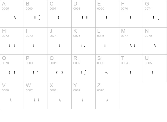 Maverick's Fill Hearts uppercase A-Z preview