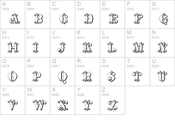 Maverick's Luck QJs uppercase A-Z preview