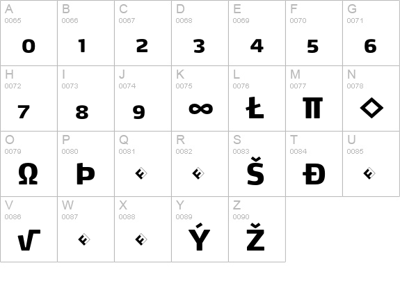 Max-BlackExpert uppercase A-Z preview