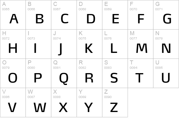 Max-Book uppercase A-Z preview