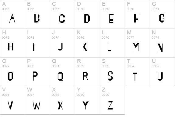 Maynard uppercase A-Z preview
