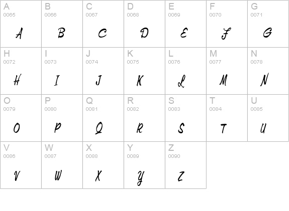 MemoCondensed Italic uppercase A-Z preview