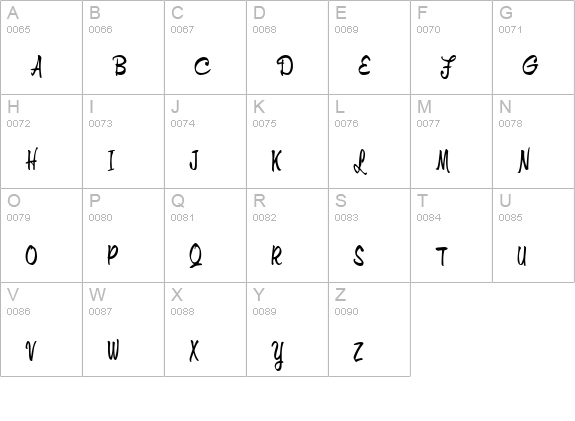 MemoCondensed Normal uppercase A-Z preview