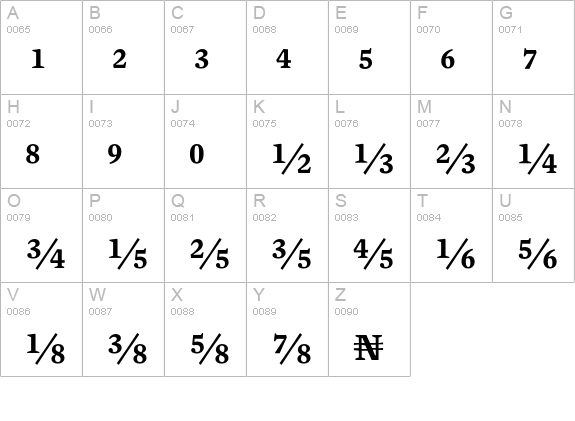 Mercury Numeric G2 Semibold uppercase A-Z preview