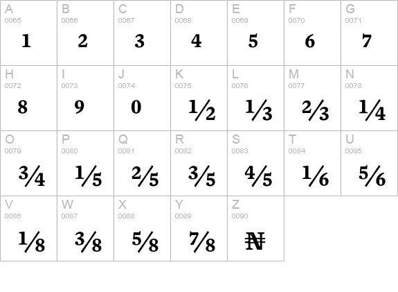 Mercury Numeric G4 Semibold uppercase A-Z preview