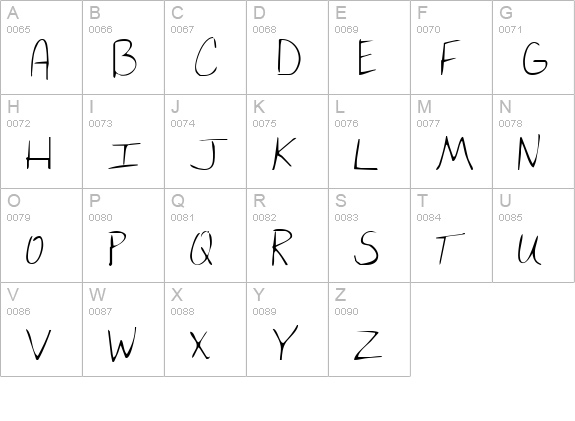 Merri Christina uppercase A-Z preview