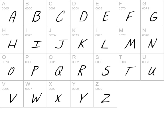 Merri Christina Bold Italic uppercase A-Z preview