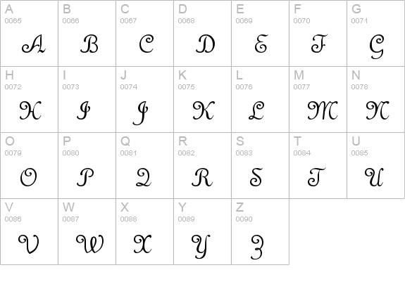 Merveille uppercase A-Z preview