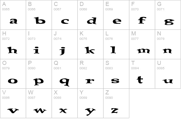 Messaround uppercase A-Z preview