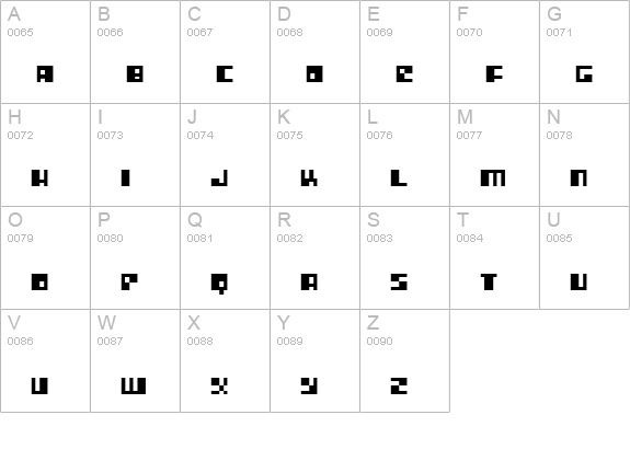 Metroplex uppercase A-Z preview
