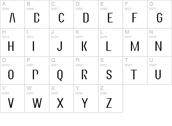 Metropolitan uppercase A-Z preview