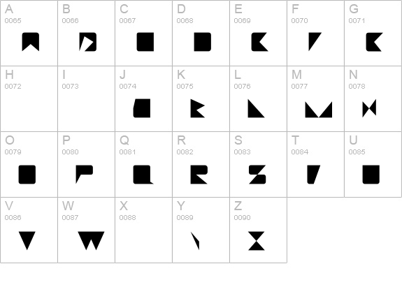 Miami uppercase A-Z preview