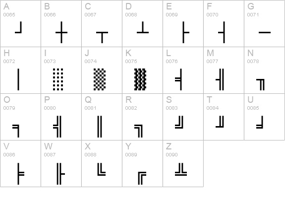 Micro Pi Three SSi Normal uppercase A-Z preview