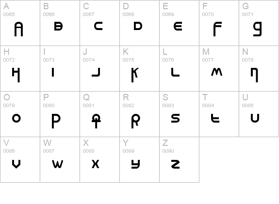 Milk Bar uppercase A-Z preview