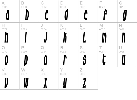 Milkfresh uppercase A-Z preview