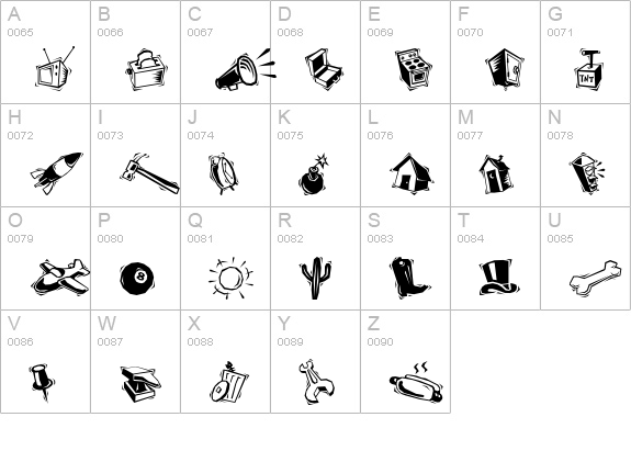Mini Pics Art Jam uppercase A-Z preview