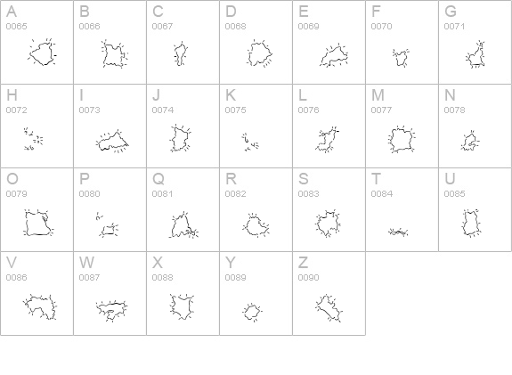 Mini Pics Global S Spurt uppercase A-Z preview