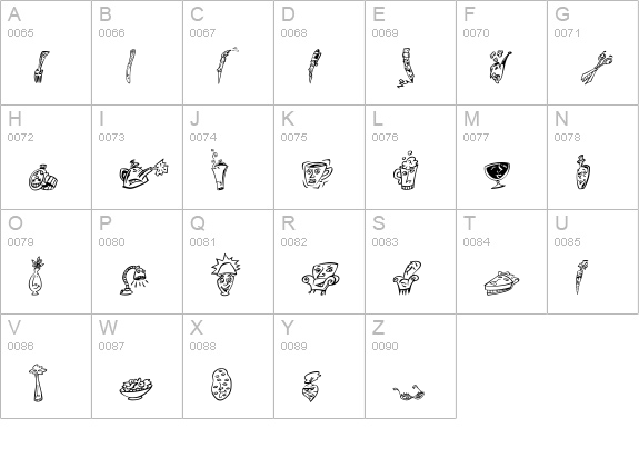 Mini Pics HomeBuddies uppercase A-Z preview