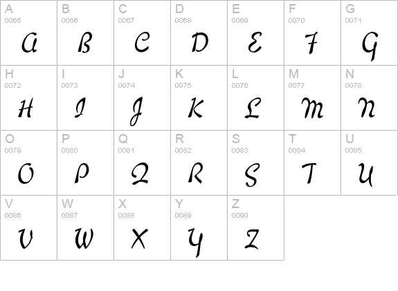 Minneapolis uppercase A-Z preview