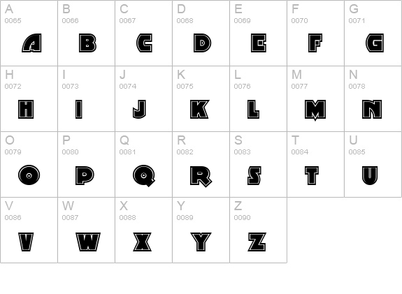 Minstrel Poster Two NF uppercase A-Z preview