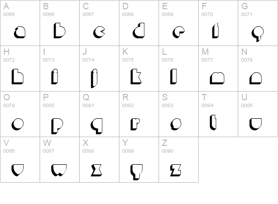 Misirlou Day uppercase A-Z preview