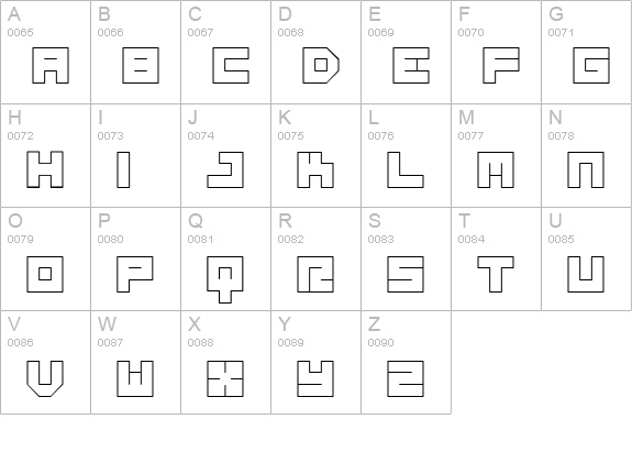 Miss Ellen uppercase A-Z preview