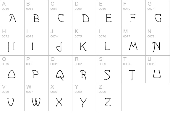 Mississippi uppercase A-Z preview