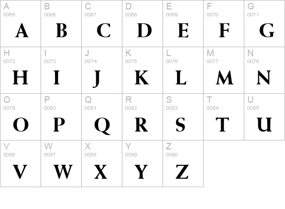 Missive Black SSi Extra Bold uppercase A-Z preview