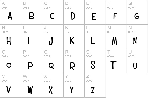Mister Sirloin BTN Well uppercase A-Z preview