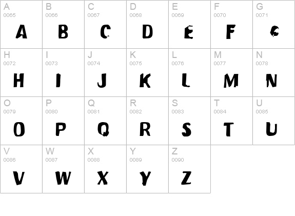 Modern Conformist uppercase A-Z preview