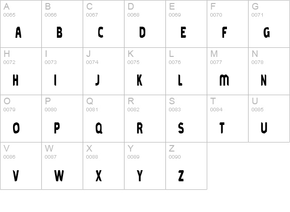 Mold Papa uppercase A-Z preview
