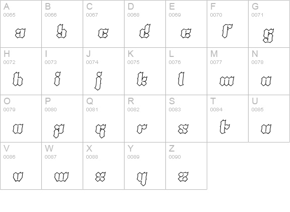 Molotov uppercase A-Z preview