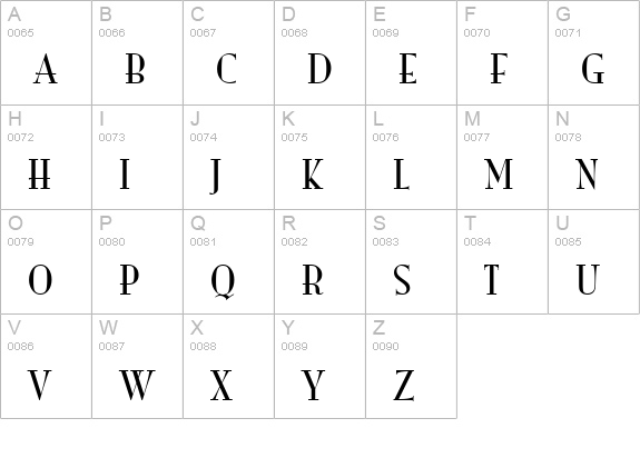 Mona Lisa ICG Solid uppercase A-Z preview