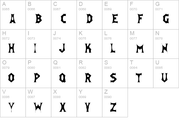 MoneyBox uppercase A-Z preview