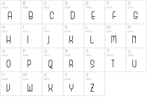 Monicas Salon NF uppercase A-Z preview