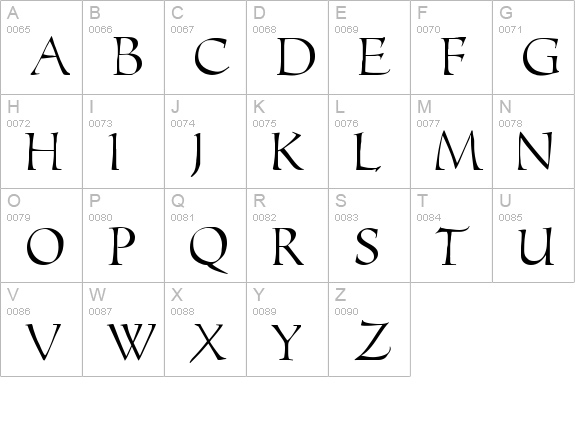 MonogramsToolbox uppercase A-Z preview