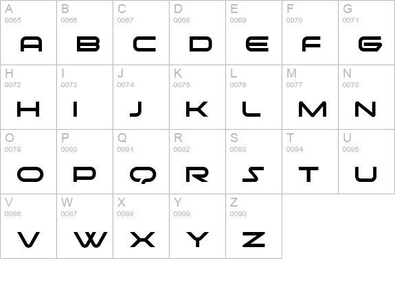 moonhouse uppercase A-Z preview