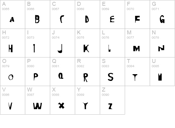 Moore899-MediumA uppercase A-Z preview