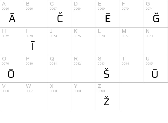 MorganSnPi uppercase A-Z preview