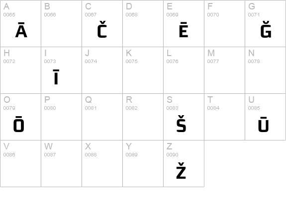 MorganSnPi Bold uppercase A-Z preview