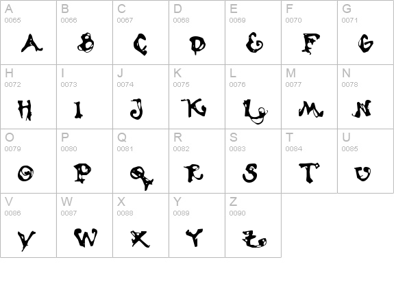 MotionBold Bold uppercase A-Z preview