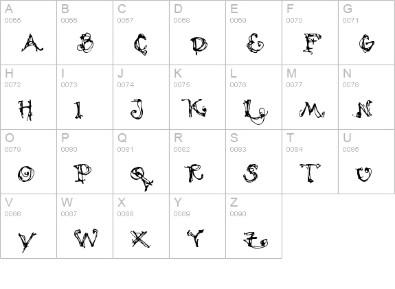 MotionLight Regular uppercase A-Z preview
